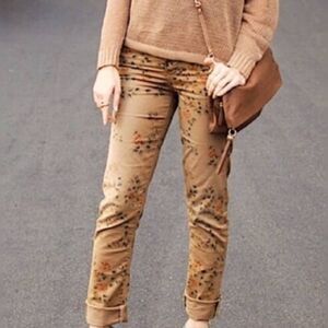 NWT Citizens of humanity Mandy Floral print jeans High Waist size 25